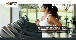 Desktop Screenshot of lotusspafitness.com